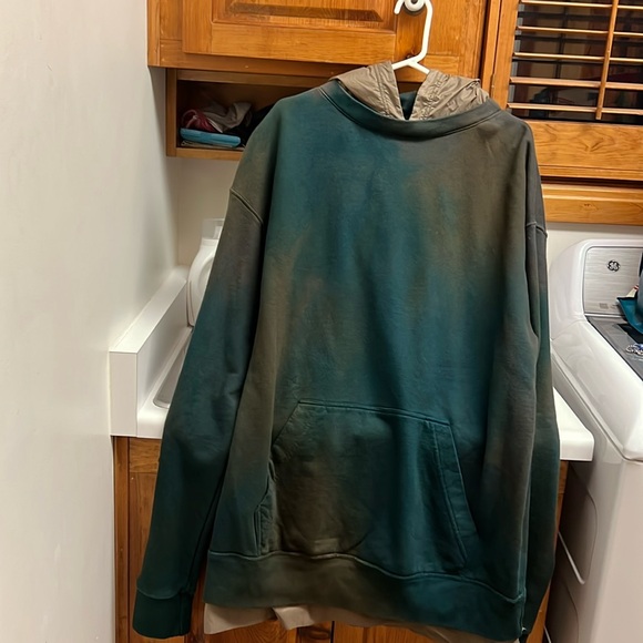 Rhude Green Tie Dye Hoodie - Picture 1 of 5